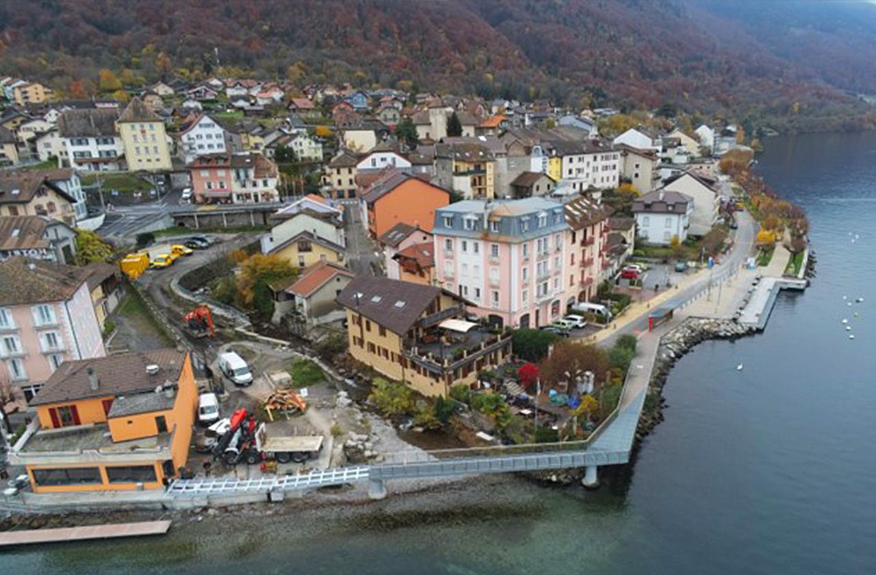 PASSERELLE SUR LA MORGES